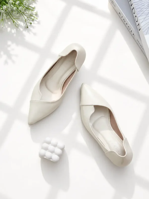 Nadine Heels Ivory Erabyan