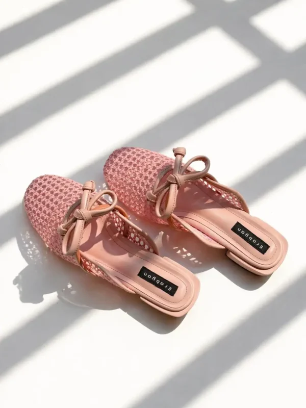 Rumi Mules Pink Erabyan