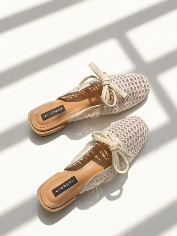 Rumi Mules Off-White Putih Erabyan