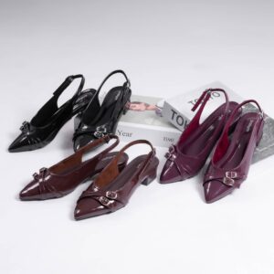 sepatu mules heels elegan
