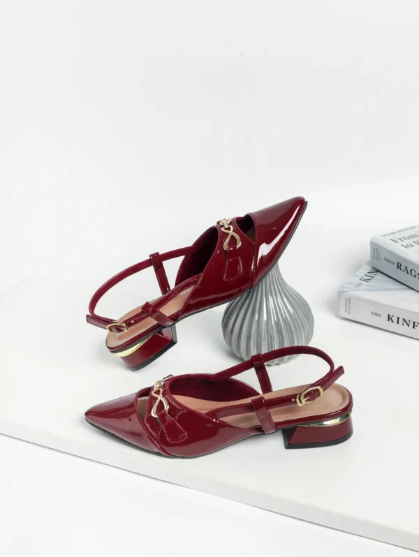Monica Mules Red Cherry Erabyan