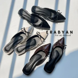 sepatu mules kerja wanita nyaman winnie erabyan