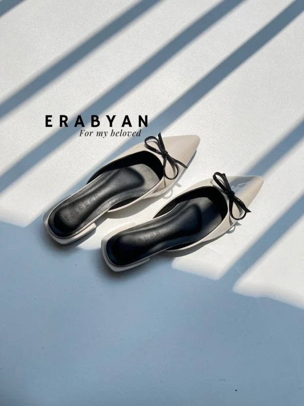 Winnie Mules Ivory Erabyan
