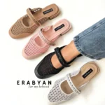flat mules wanita premium kaia erabyan