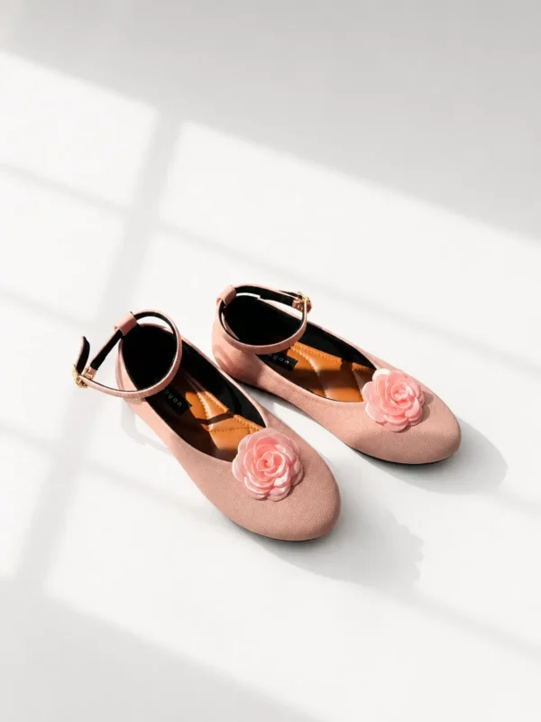 Gempita Flat Shoes Baby Pink Erabyan