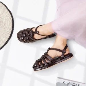 sepatu wanita casual formal alesha Coffee erabyan