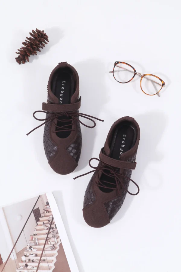 Lunaa Flat Shoes Coffee