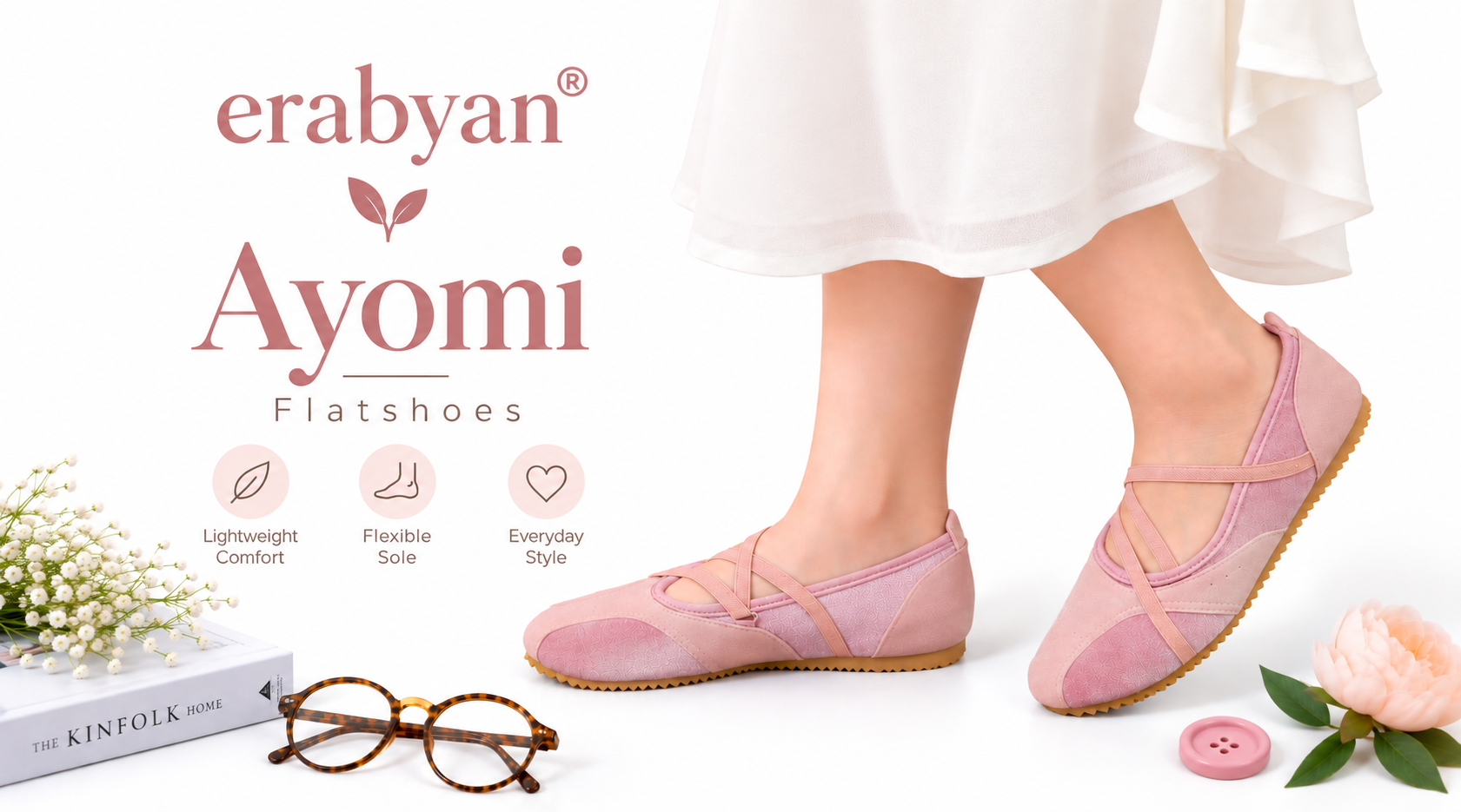 erabyan ayomi flatshoes